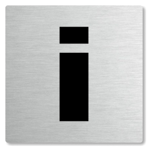 Informace, 100x100mm, stříbrná, Nevada